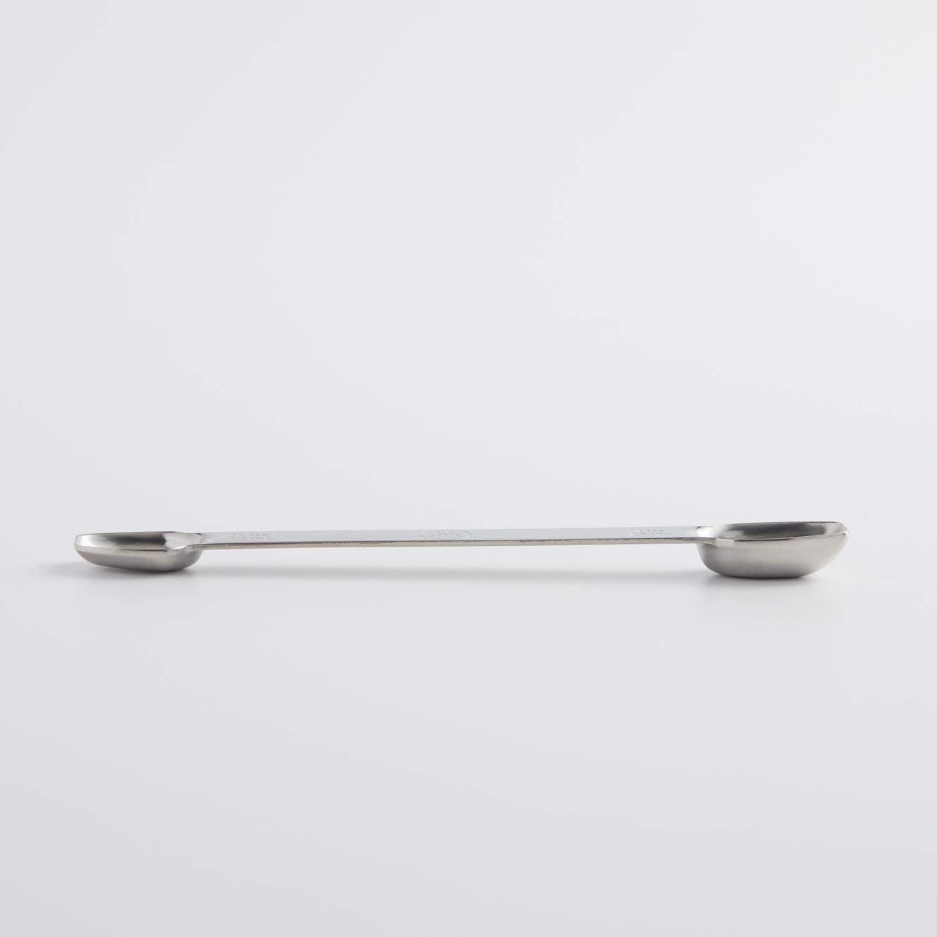 AllSpice Stainless Steel Double Sided Measuring Spoon- 1/2 Teaspoon and 1/4 Teaspoon