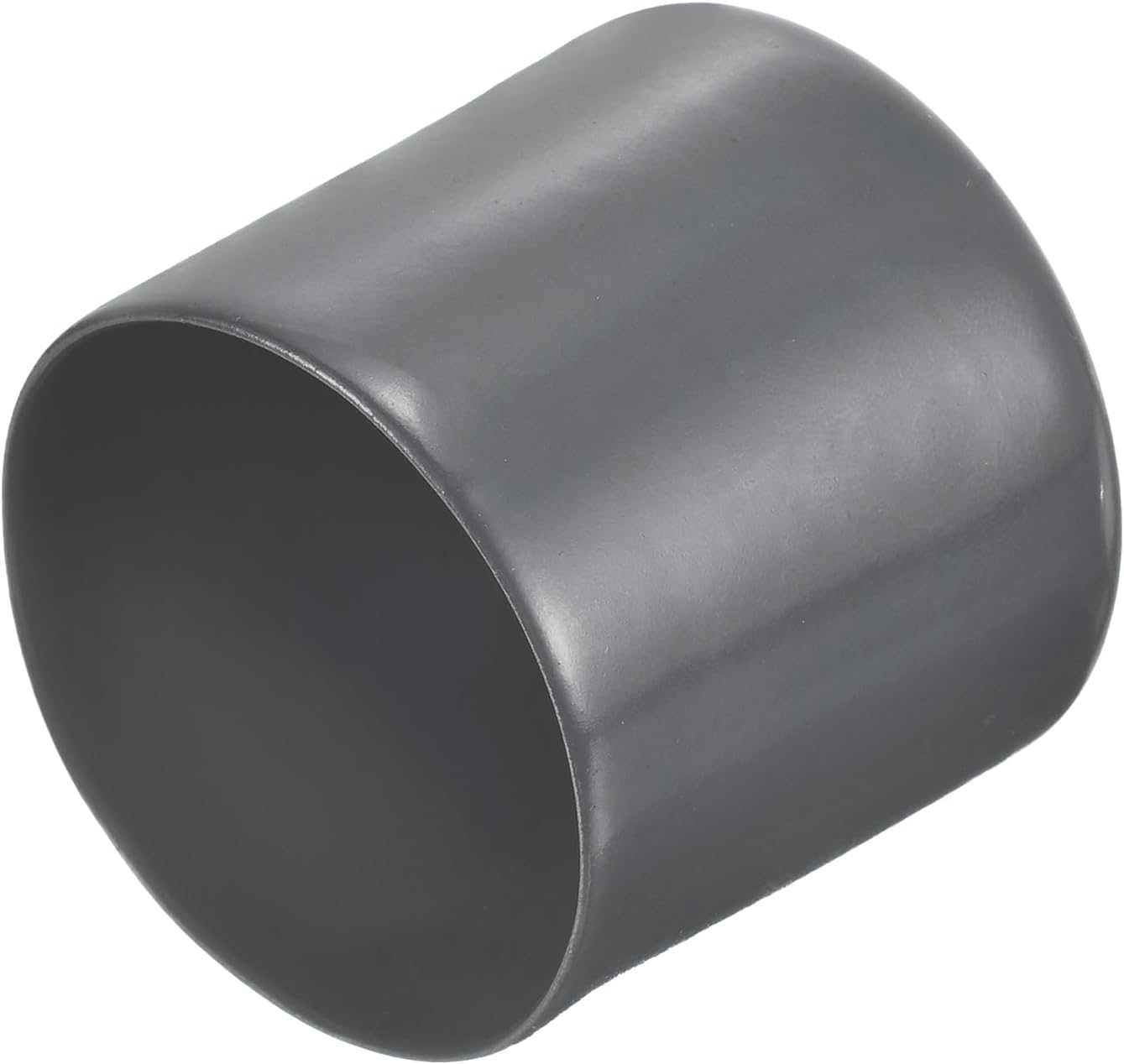 uxcell 20pcs Rubber End Caps 45mm ID Vinyl Round Tube Bolt Cap Cover Thread Protectors Dark Grey