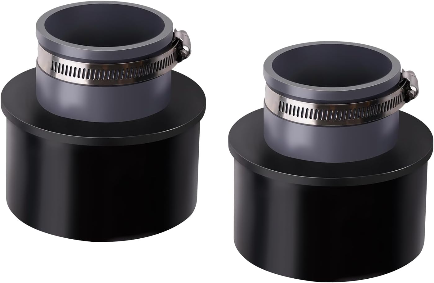 2.5'' Dust Collection Ports Port(2 Ports & 2 Metal Hose Clamps) Compatible with 2.5-inch dust collection hoses(Pack Of 2)