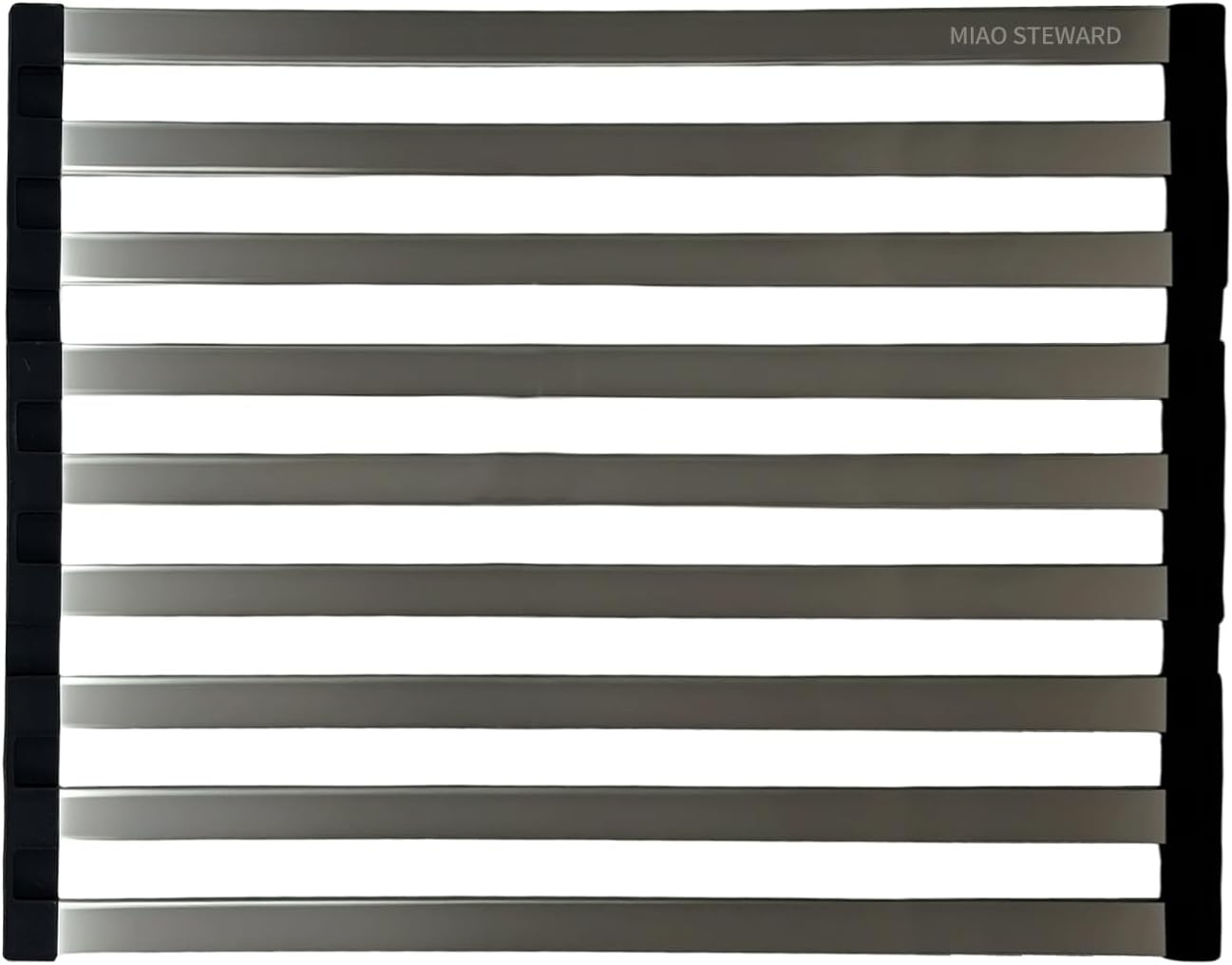 Foldable Dish Drying Rack, Over The Sink Dish Drying Rack ，Dish Drying mat，Dish Drying mats for Kitchen Counter，Stainless Steel Multifunctional mat (19.69×12.8in)