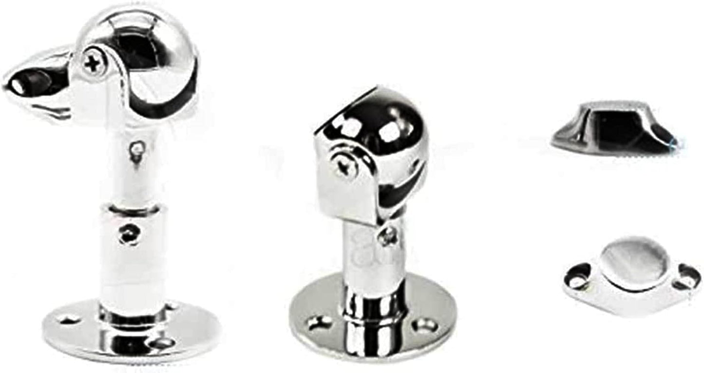MARINE CITY Magnetic Ball Door Window Stopper Set, 316 Stainless Steel, Corrosion-Resistant, Holds 4kg, Water-Resistant, Extendable 73mm-100mm, Ideal for Boats, Yachts, Ships