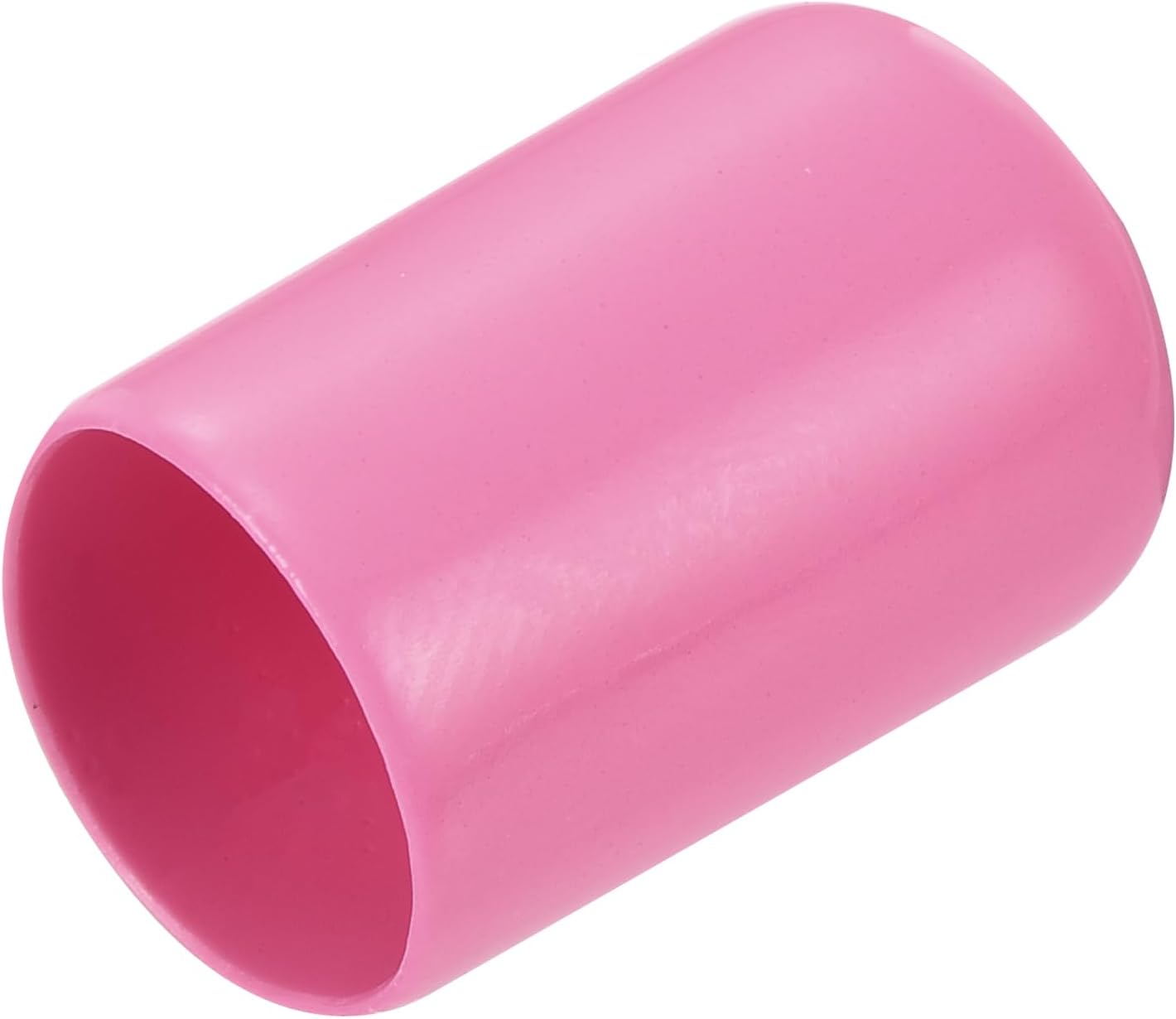 uxcell 20pcs Rubber End Caps 13mm ID Vinyl PVC Round Tube Bolt Cap Cover Screw Thread Protectors Pink