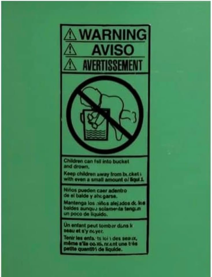 House Naturals 5 Gallon Premium HPDE Plastic Bucket - Made in USA Food Grade Storage Container, BPA Free All Purpose Pail (1, Dark Green)