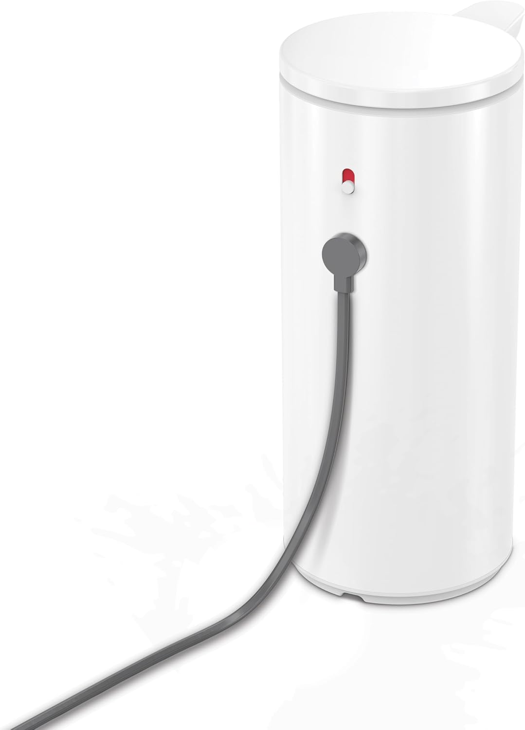 simplehuman 9 oz. Touch-Free Automatic Rechargeable Sensor Pump, White Stainless Steel, New