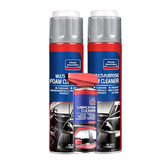 Glodway Car Care Pack Includes Leather Cleaner 21.98 OZ,2 Pack and Silicone Seal Lubricants 10 OZ
