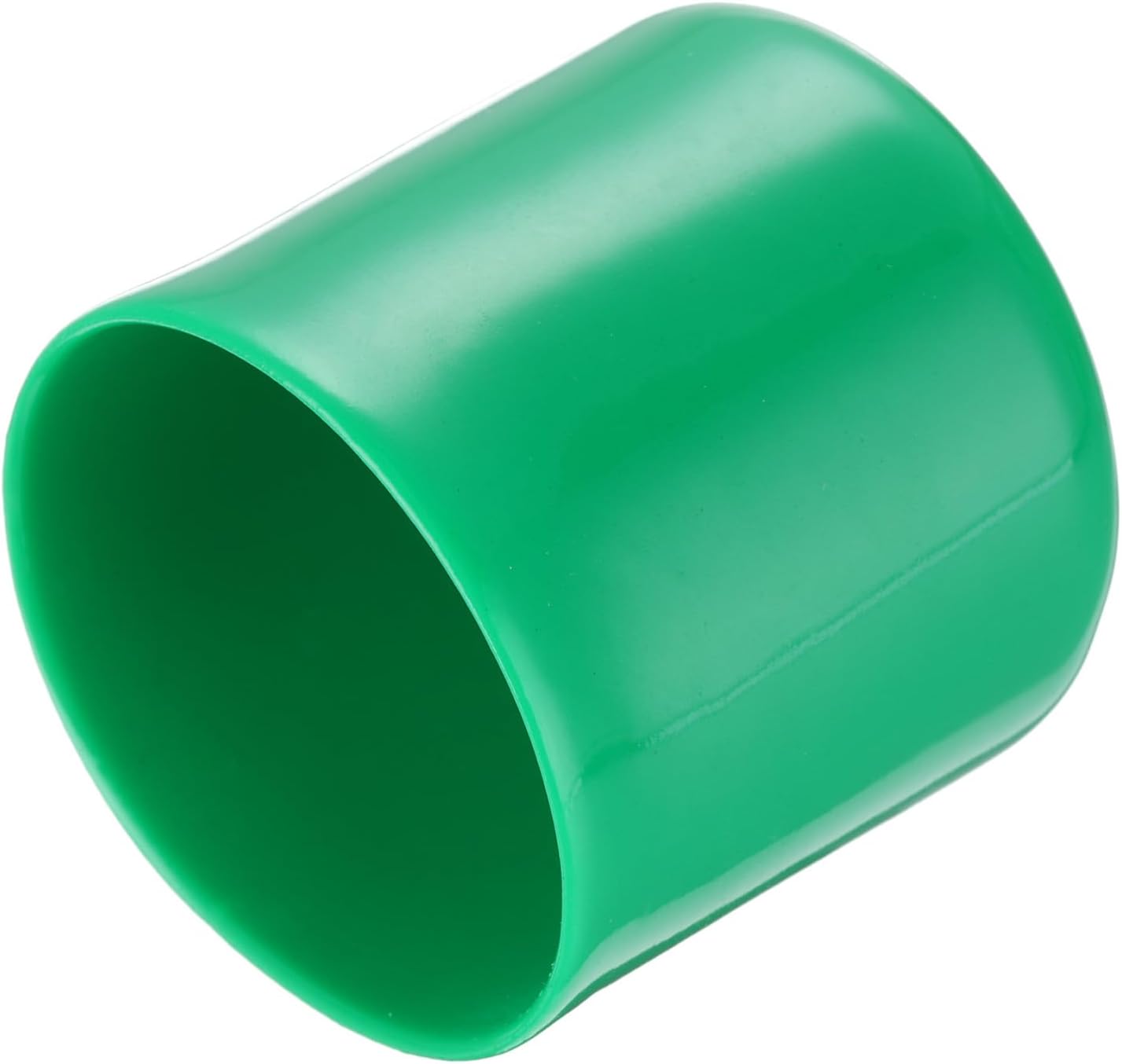 uxcell 20pcs Rubber End Caps 42mm(1 5/8") ID Vinyl PVC Round Tube Bolt Cap Cover Screw Thread Protectors Dark Green