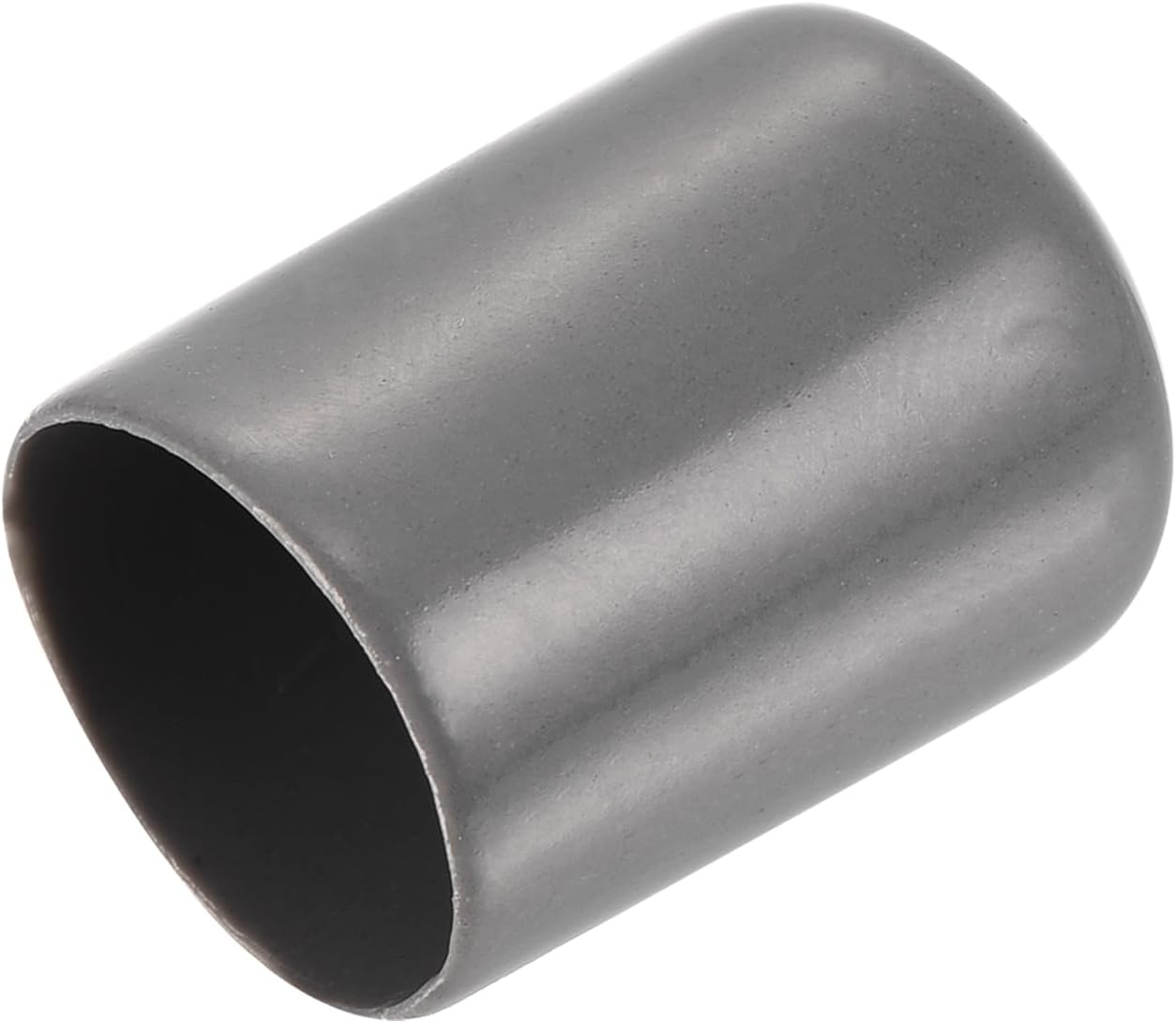uxcell 20pcs Rubber End Caps 14mm ID Vinyl PVC Round Tube Bolt Cap Cover Screw Thread Protectors Dark Grey
