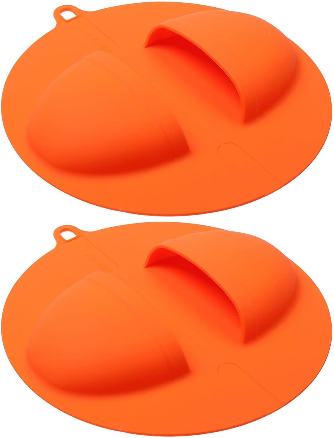 Pack of 2 Silicone Barbecue Gloves for Outdoor Grilling Nons Slip Grip Food Handling Mitts Multipurpose Silicone Baking Gloves