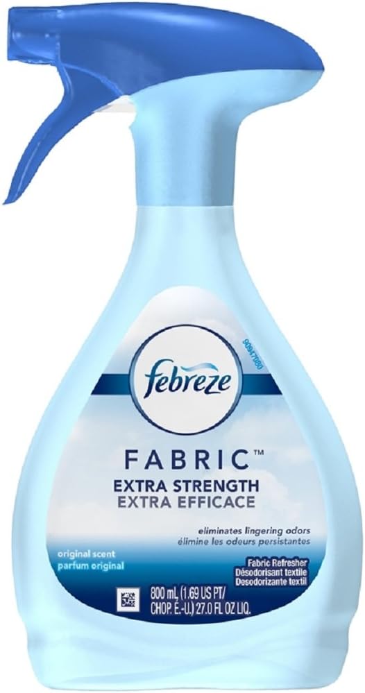 Febreze 97584 Extra Strength Fabric Refresher Trigger Spray Dispenser, Fresh Scent, 27 oz