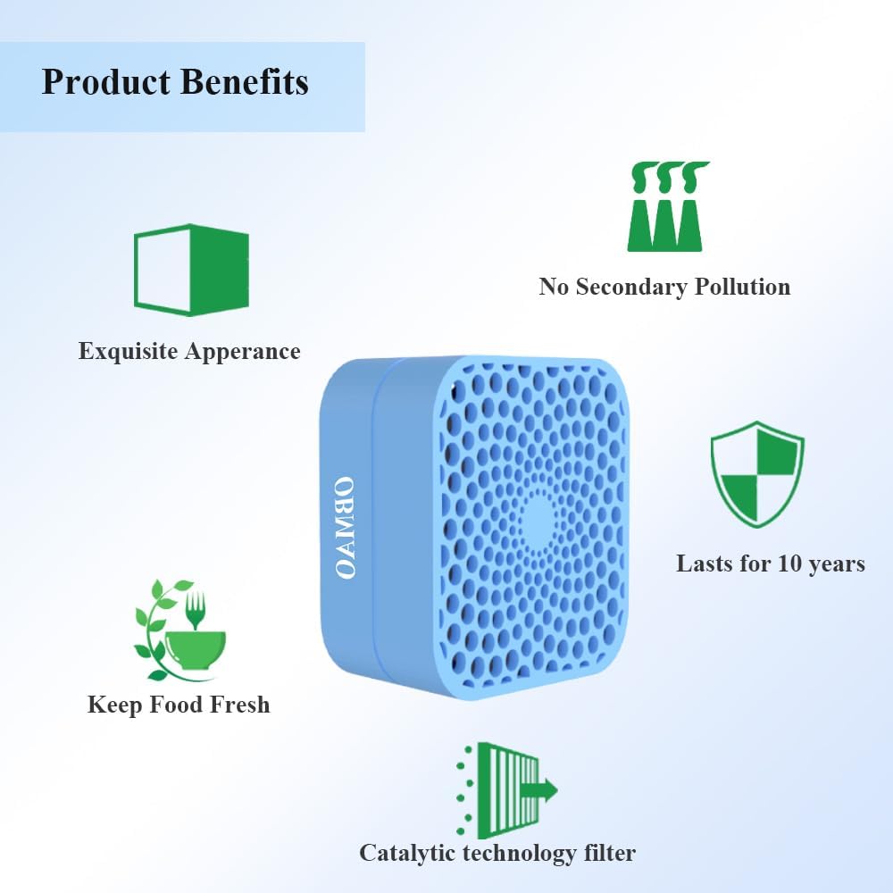 Fridge Deodorant, a Portable Wonder, offers 10 Years of Long-Term use. It is Suitable for a Variety of Scenarios and Outperforms Baking-Soda-Charcoal Air Purifiers in Terms of Performance