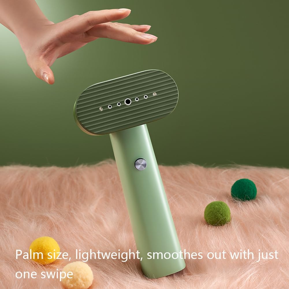 G6 2-in-1 Portable Steamer for Clothes and Iron for Clothes, Just 0.7lbs Lightly, 10 Minutes of Continuous Steam, 900W Light Steamer for travel and home (pink)