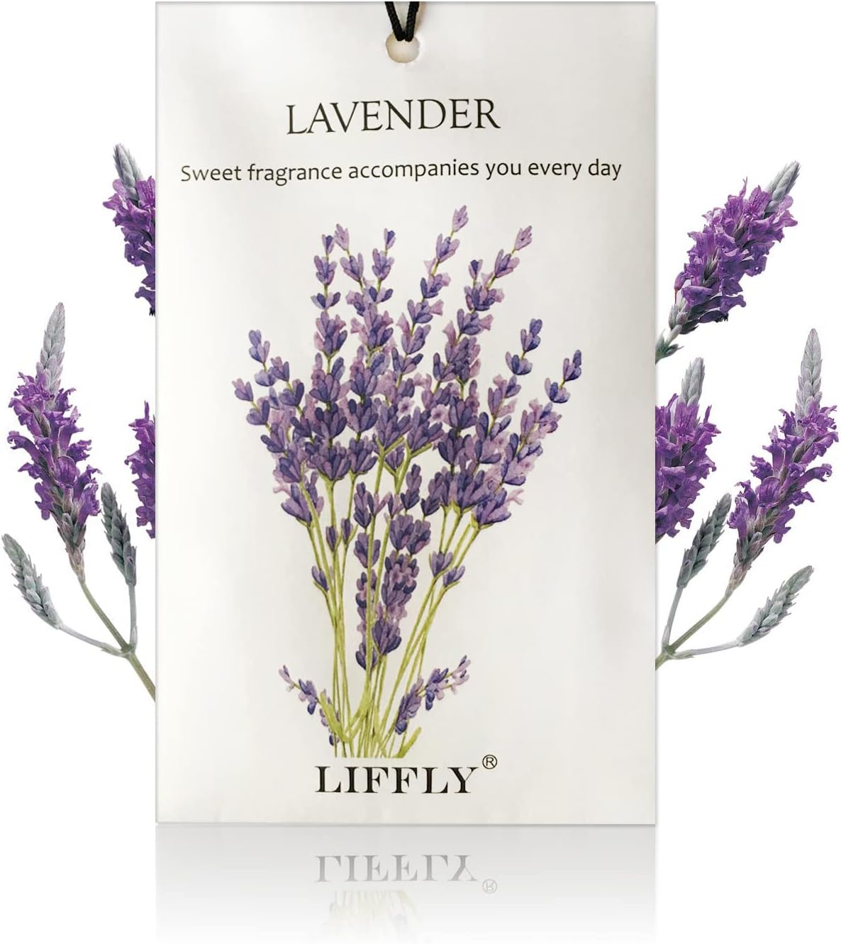 14 Packs Scented Sachets for Drawers and Closets Lavender, Rose, Jasmine, Ocean, Vanilla, Sandalwood, Gardenia 7 Scent (Lavender)