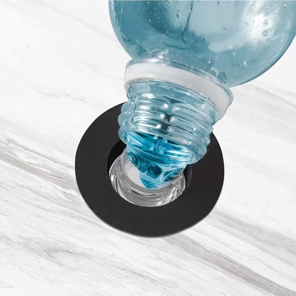 Soap Dispenser for Kitchen Sink, Built in Sink Soap Dispenser Lotion Dispenser with 17 Ounce Bottle, Stainless Steel Sink soap Dispenser, Black