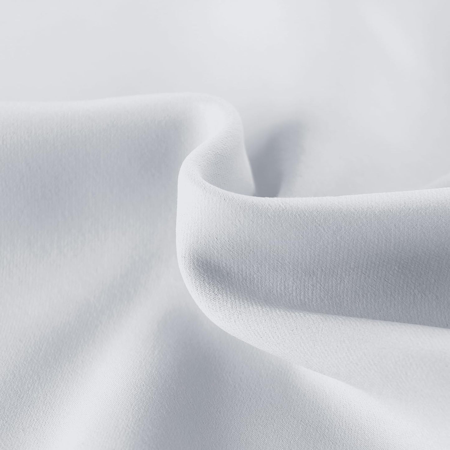 DWCN French Door Curtains – Rod Pocket Thermal Blackout Curtain for Doors with Glass Window, Kitchen and Patio Doors for Privacy, 54 X 72 Inches Long, 1 Curtain Panel with Tieback, Greyish White