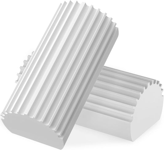 2-Pack Damp Clean Duster Sponge, Sponge Cleaning Brush, Duster for Cleaning Blinds, Glass, Baseboards, Vents, Railings, Mirrors, Window Track Grooves and Faucets