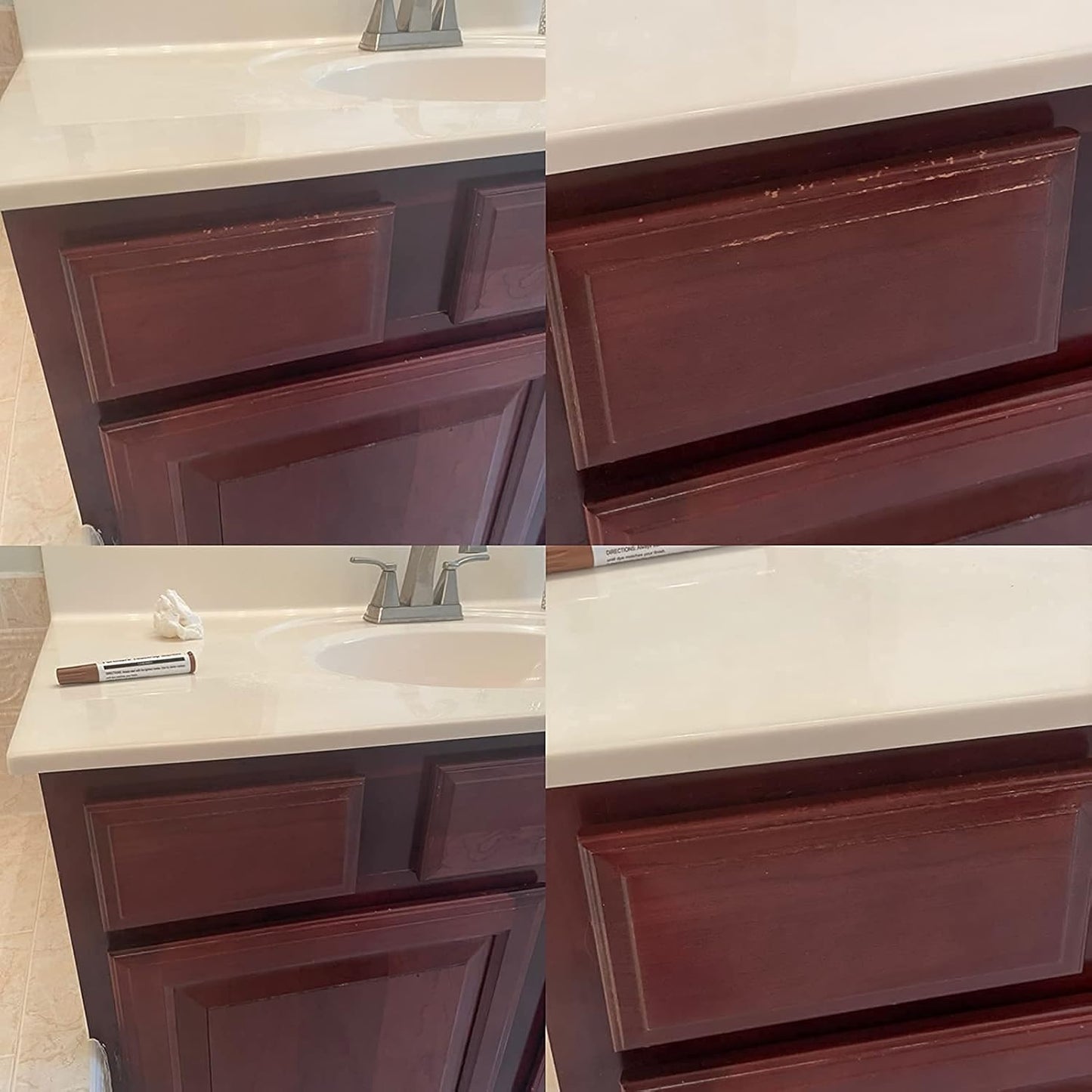 Furniture Repair Kit Wood Markers Wax Sticks, for Stains, Scratches, Wood Floors, Tables, Desks, Carpenters, Bedposts, Touch Ups, and Cover Ups (21)