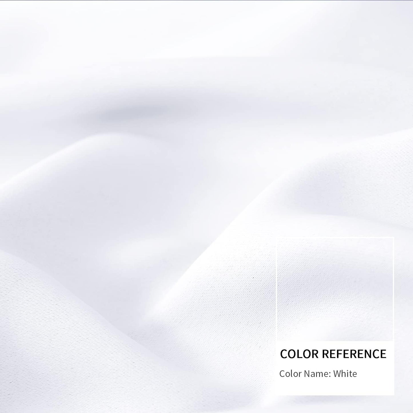 BGment White Short Curtains 30 Inches Length for Small Window - Rod Pocket Privacy Drapes for Kitchen Over Sink Bathroom Basement Cafe, 2 Panels, 42 x 30 Inch