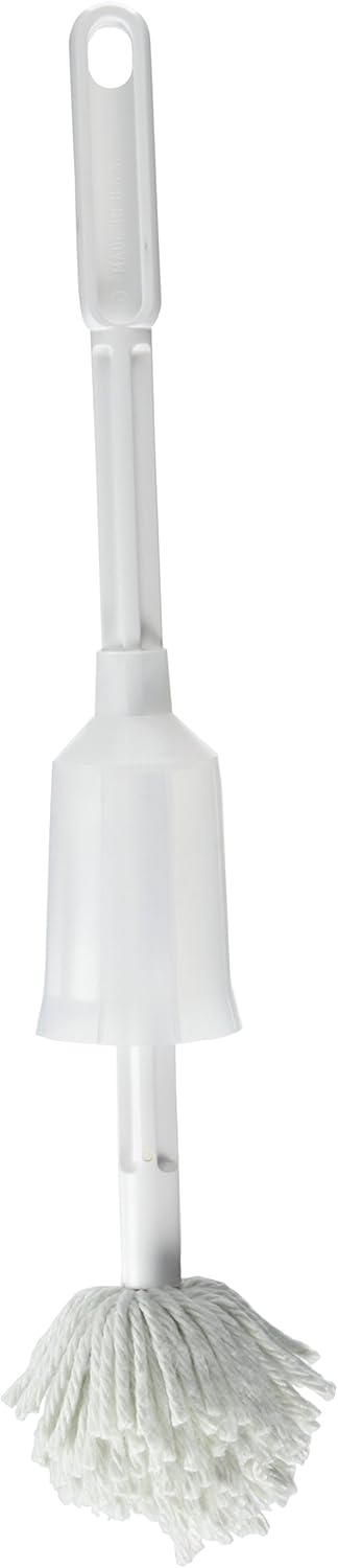 Fuller Brush Toilet Bowl Cleaner Brush – Antimicrobial Toilet Swab with Soft Non-Scratch Head, Long Handle, Deep Cleaning Under Rim (Pack of 1)