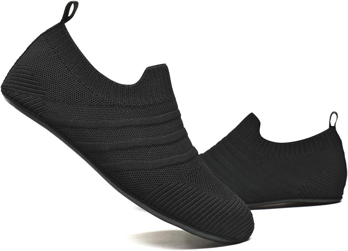 Adult Indoor House Slippers Socks Lightweight Non Slip Grip House Home Shoes for Women Men