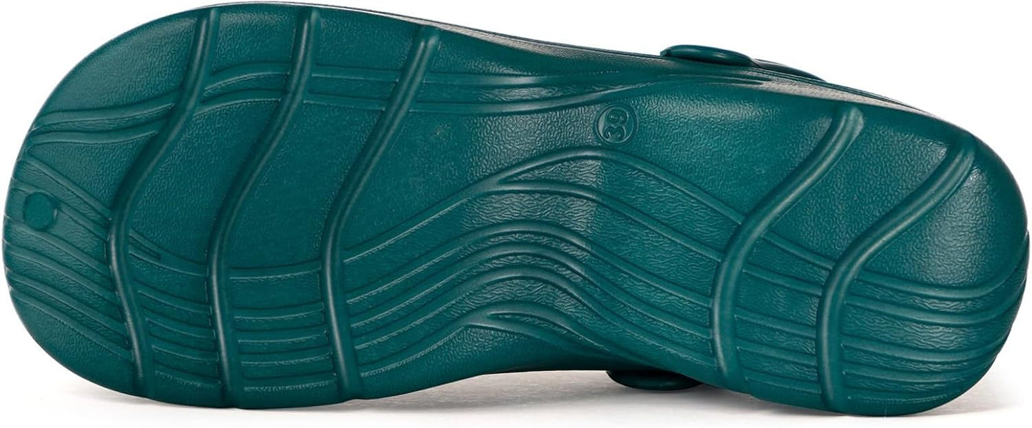 Womens Mens Fur Lined Clogs Waterproof Garden Shoes Winter Warm Fleece Lining Fuzzy House Home Slippers Indoor Outdoor Mules