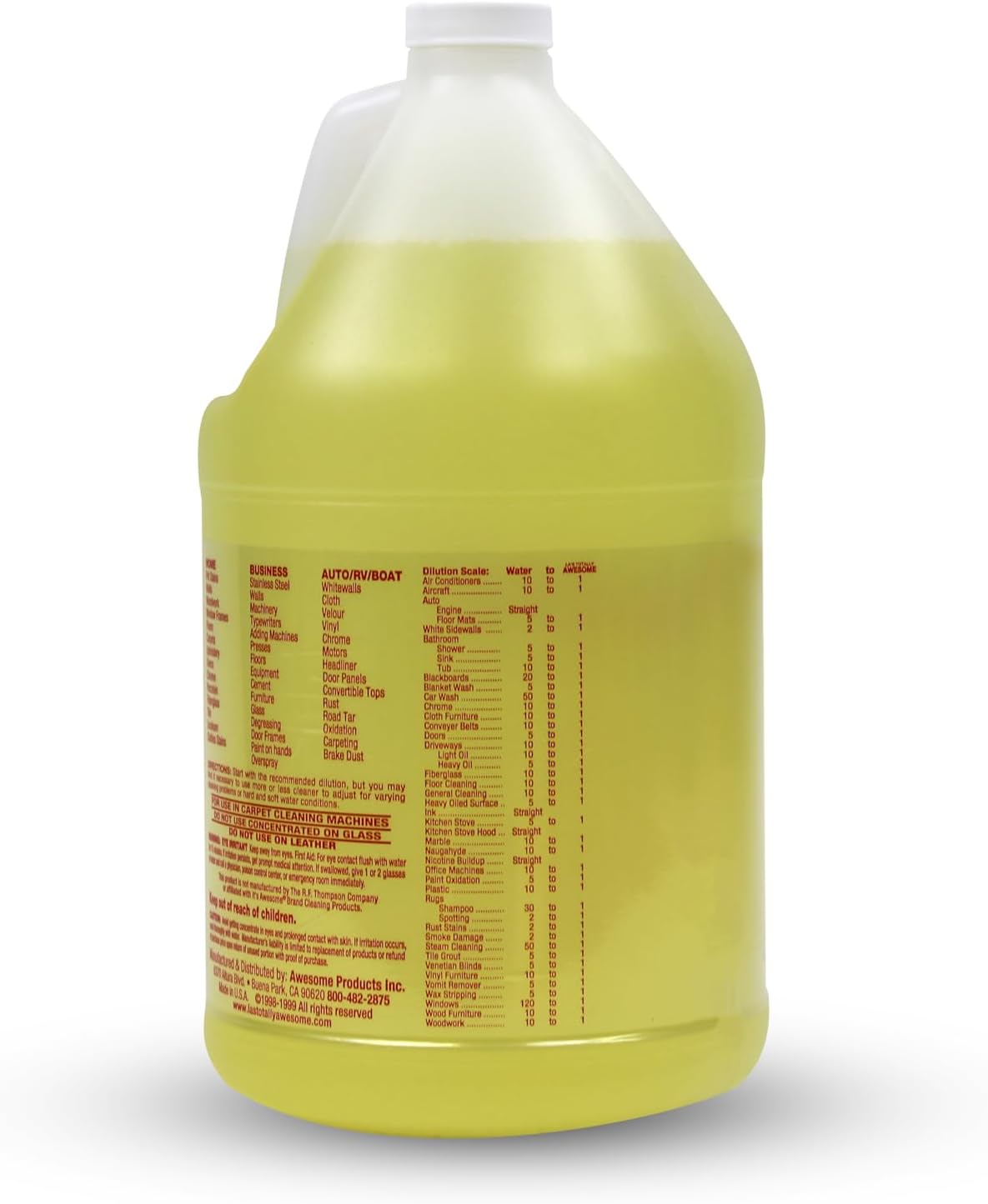 La's Totally Awesome All Purpose Cleaner Refill – 128oz (Pack of 2) Concentrated Multipurpose Cleaner & Heavy Duty Degreaser for Home, Kitchen, Bathroom, Floors, Spray Bottles & More