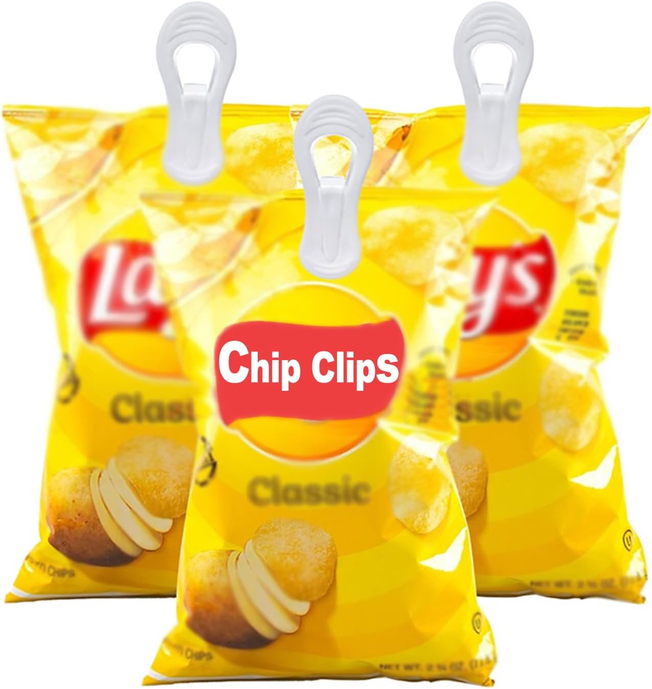 White Hanger Clips 50 Pack, Multi-Purpose Plastic Hangers Clips Perfect for Plastic Clothes Hangers, Clothes Pins Finger Clip for Skirt Pants Hangers