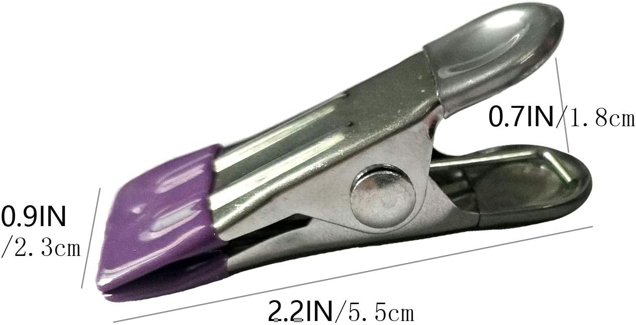 Stainless Steel Clothes Pins: 30 Packs Metal Beach Towel Clips, Pool Cover Clips,Heavy Duty Close Pins ，Hanging Towel Clamp Cloth Clips，Beach Chair Towel Clip