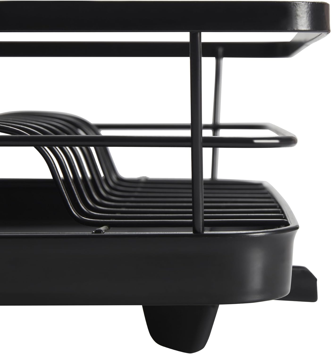 Dish Drying Rack 3 Piece Dish Drainer with Drainboard Set for Kitchen Counter – Kitchen Dish Rack with Removable Utensil Holder & Swivel Spout for Countertop – DishRack for Plates, Cups & Organization