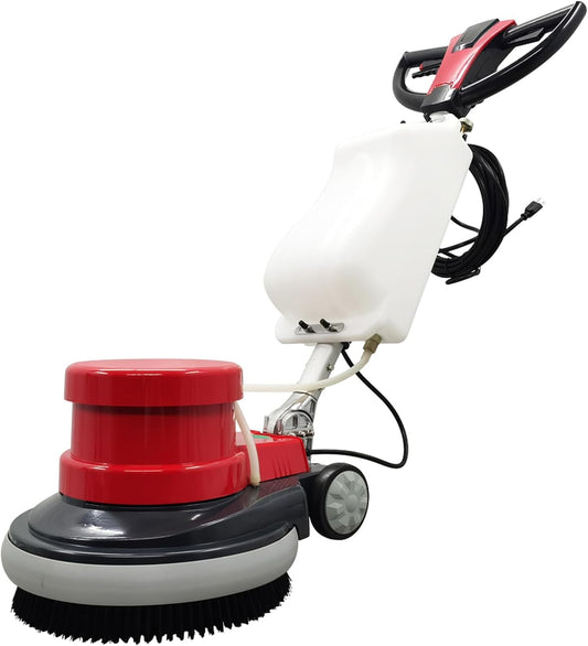 Floor Scrubber Buffer Polisher Commercial Floor Scrubber Machine 17" Tile Floor Cleaning and Polishing Machine 110V 1100W
