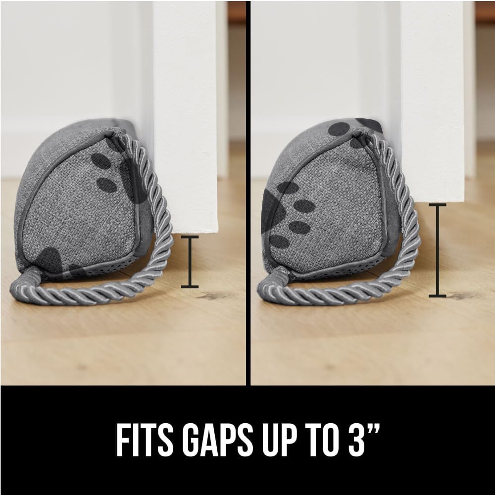 GORILLA GRIP Door Draft Stopper for Bottom of Doors, Weather Stripping Seal Blocks Hot Air, Noise, Bugs, Keeps Cold AC in, Sound Proofing Easy Install Gap Filler, Home Essentials, 36 Inch, Paws