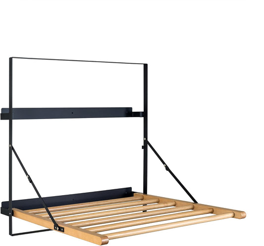 TOMACE Wall Mounted Clothes Drying Rack Laundry Drying Rack Collapsible