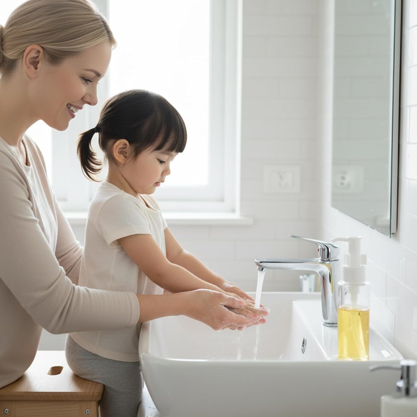 5 Pack 3.4 Oz/100ml Travel Pump Bottle TSA Approved Empty Plastic Pump Bottles Dispenser Portable Refillable Container Clear Lotion Dispenser Bottle for Shampoo Shower Gel