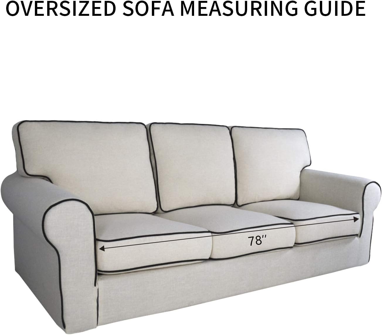 PureFit Reversible Quilted Sofa Cover, Water Resistant Slipcover Furniture Protector, Washable Couch Cover with Non Slip Foam and Elastic Straps for Kids, Dogs, Pets (X Large, Pink/Beige)