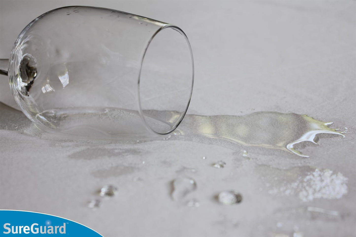 SureGuard California King Mattress Protector - 100% Waterproof, Hypoallergenic - Premium Fitted Cotton Cover - Smooth