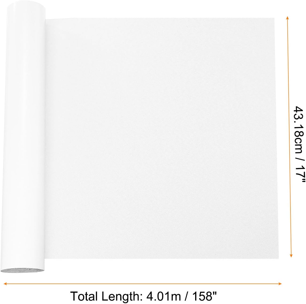 Repair Patches Repair Tape Self-Adhesive DIY Repair Patch Linen Gear Patch for Sofa, Furniture, Chair, Clothing,Tents,17x158 Inch,White