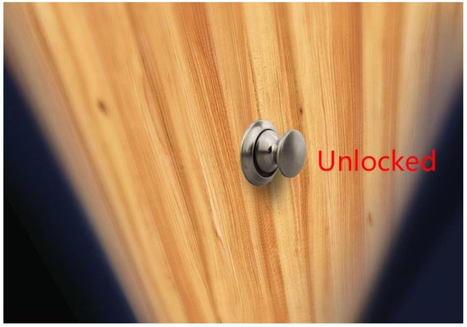 Encell Set of 5 Push Button Latch Cupboard for RV Camper Motor Home Caravan