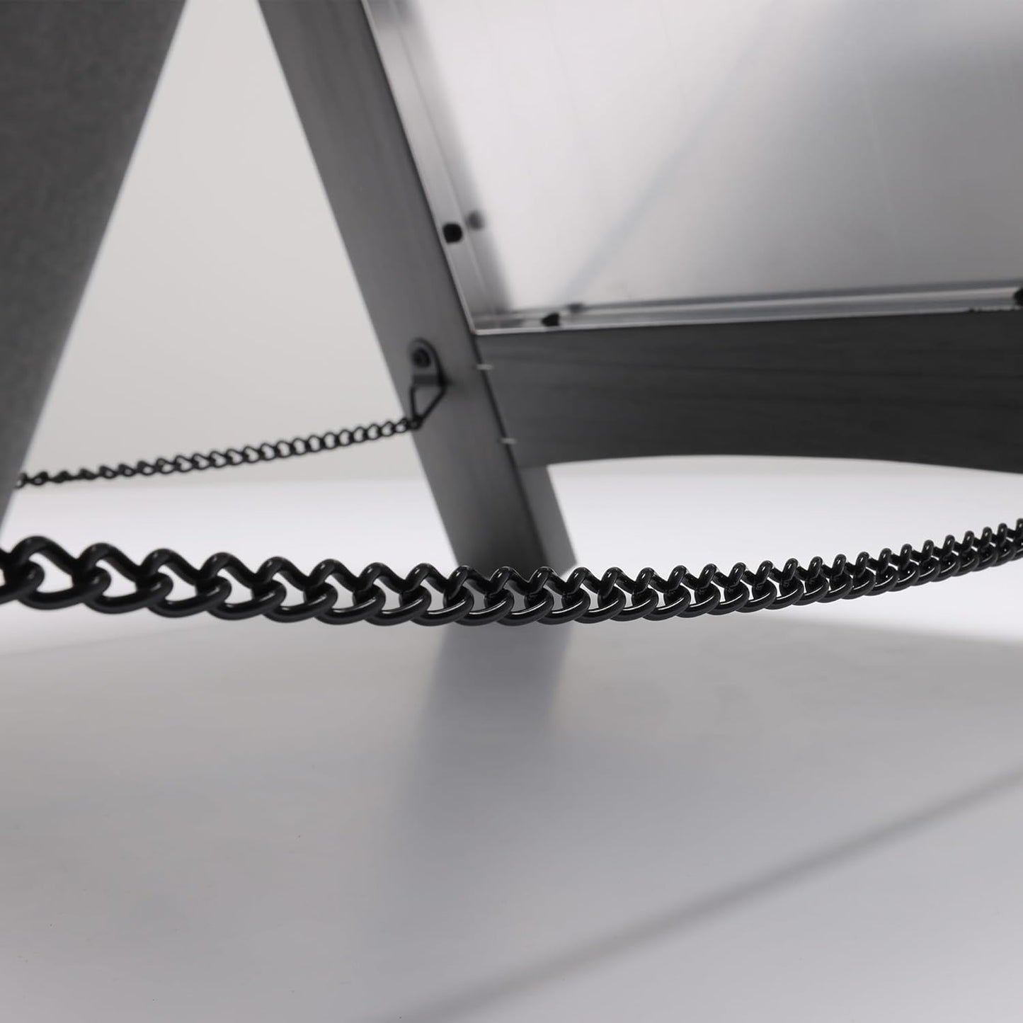 Premium Outdoor Composite Caution Wet Floor Sign – Bilingual w/Non-Skid Plastic Feet, Black Plate – For Hotels, Schools, Offices, Areas, Restrooms, Pool Decks - Grey (2 Pack)