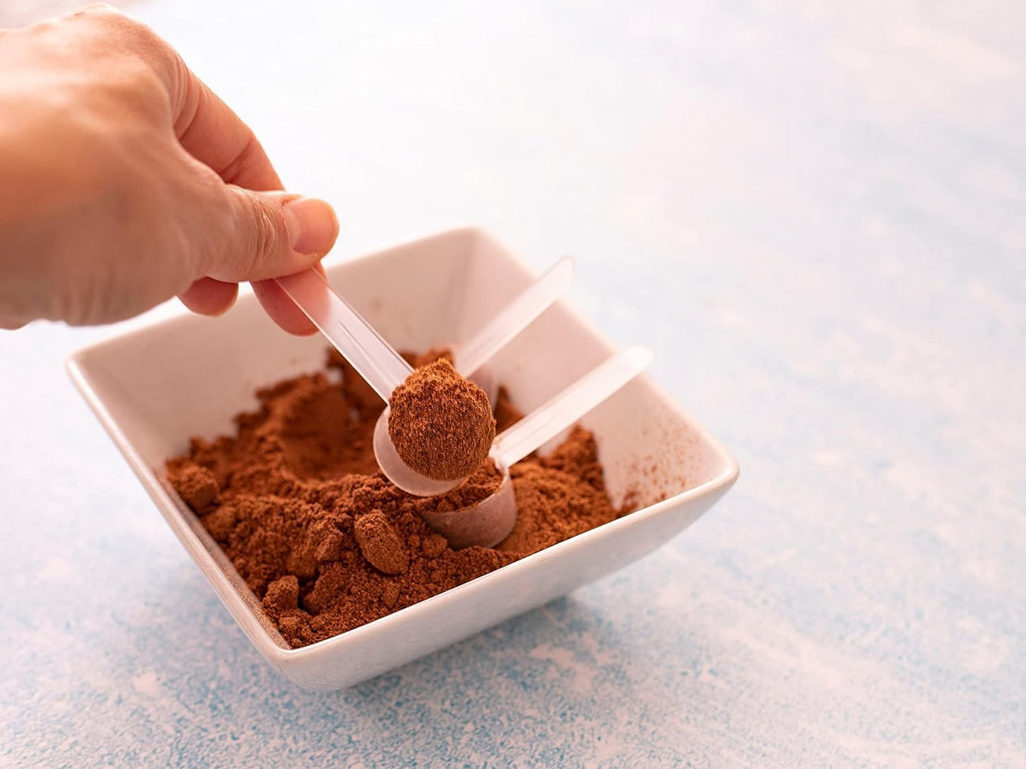 50 Measuring Spoons Set with Short Handle - 1 Teaspoon (5 ML) Clear Plastic Scoops for Creatine, Coffee, Grains, Spices, Powders, and Other Dry Goods, BPA Free, Kitchen Tools Measure, Fits in Jars