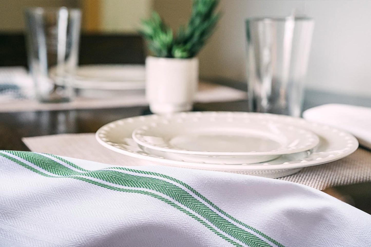 Dish Towels Set (Value Pack of 45) Size 15x25 Inch, 100% Cotton Soft & Absorbent Linen Kitchen Towels, Tea Towels, Reusable Cleaning Cloths for Household Cleaning (Multi)