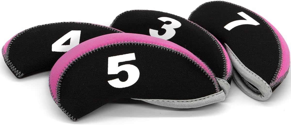 Golf Iron Covers for Golf Clubs Neoprene Golf Iron Cover Set 11pcs/10pcs Golf Iron Headcovers Golf Club Head Covers Fit All Brands