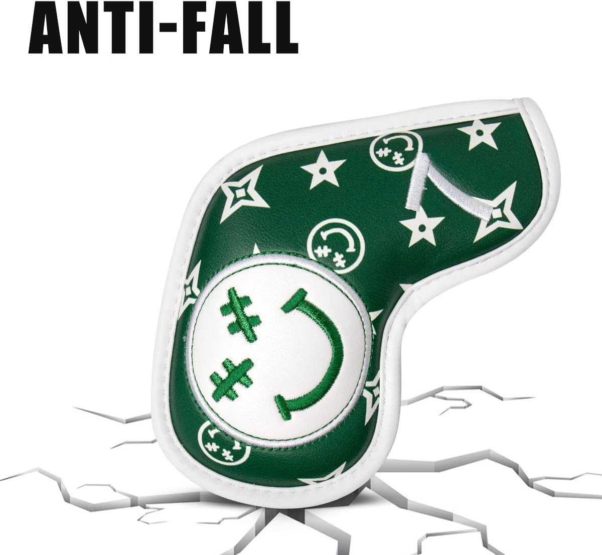 Barudan Golf Iron Head Covers, Golf Headocver for Iron Clubs, Golf Iron Covers Headcovers Set 10pcs #4-9 Aw, PW, SW, Xw fits for All Brand, Color Green, Golf Gifts for Men/Women Golfers