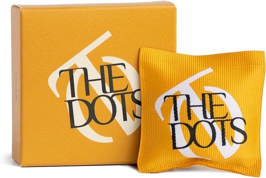 THEDOTS Series Sicilian Orange Car Vent Clip, Fabric Sachet Air Freshener, 30 Days Long-Lasting for Car Interior Decor, Non-Toxic (1 Pack)