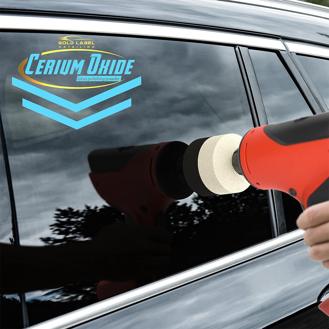 Optical Grade Cerium Oxide 8oz Glass Repair Powder | Glass Window and Windshield Repair