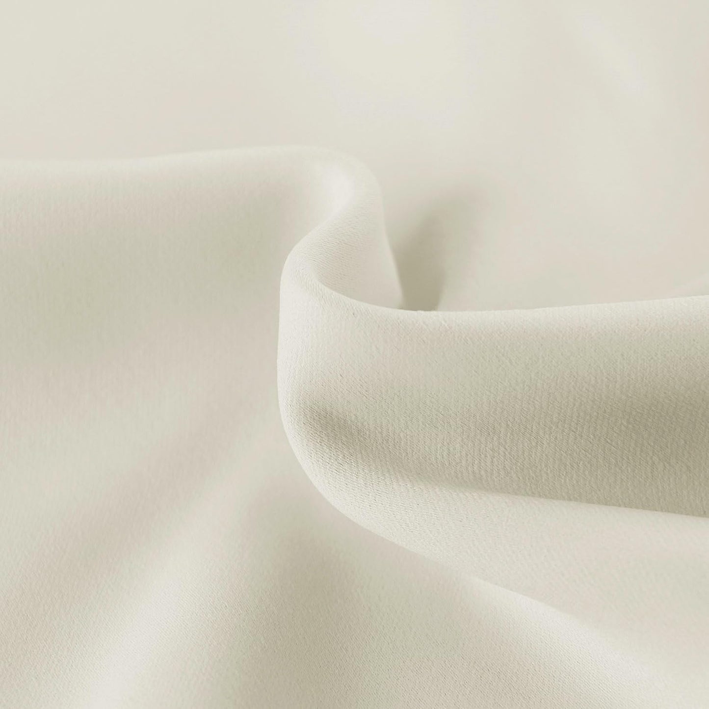 DWCN French Door Curtains – Rod Pocket Thermal Blackout Curtain for Doors with Glass Window, Kitchen and Patio Doors for Privacy, 12 X 72 Inches Long, 1 Curtain Panel with Tieback, Light Beige