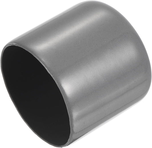 uxcell 20pcs Rubber End Caps 33mm ID Vinyl Cap Cover Screw Protectors Dark Grey