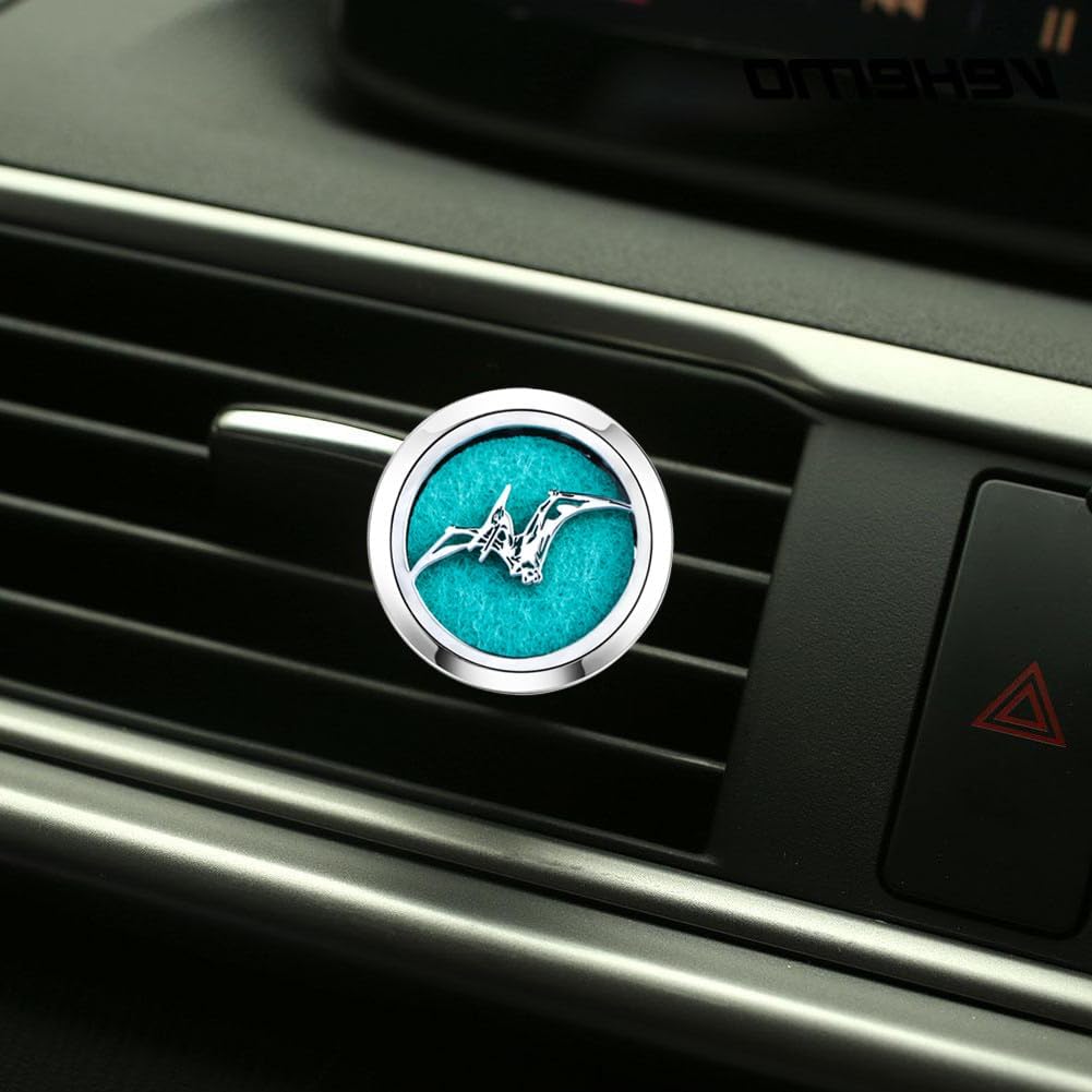 Essential Oil Car Diffuser Vent Clips Christmas Car Accessories for Women with 10 Felt Pad Air Freshener(Flying Dragon)
