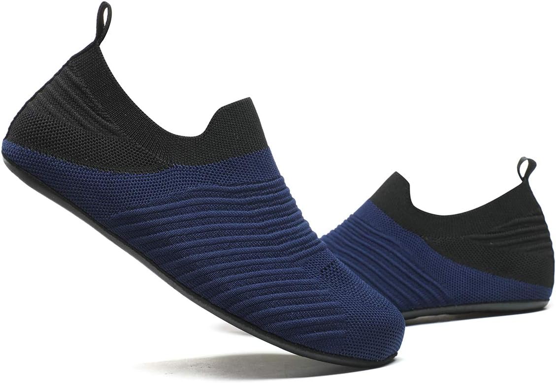 Adult Indoor House Slippers Socks Lightweight Non Slip Grip House Home Shoes for Women Men