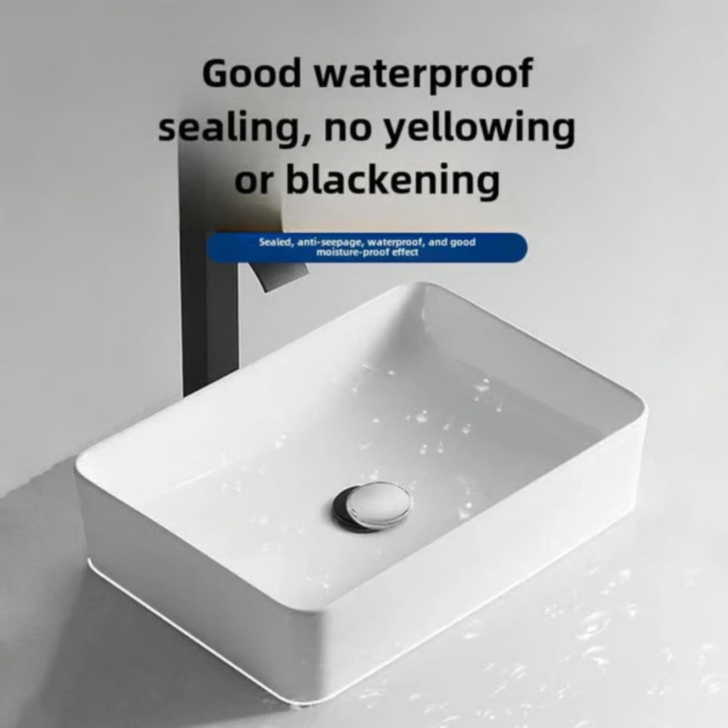 Waterproof White Grout Repair Kit, Grout Pen for Shower Tile, Grout Filler Repair, Squeeze Tube White Caulk, Waterproof & Moisture-Resistant, for Kitchen Bathroom (3)