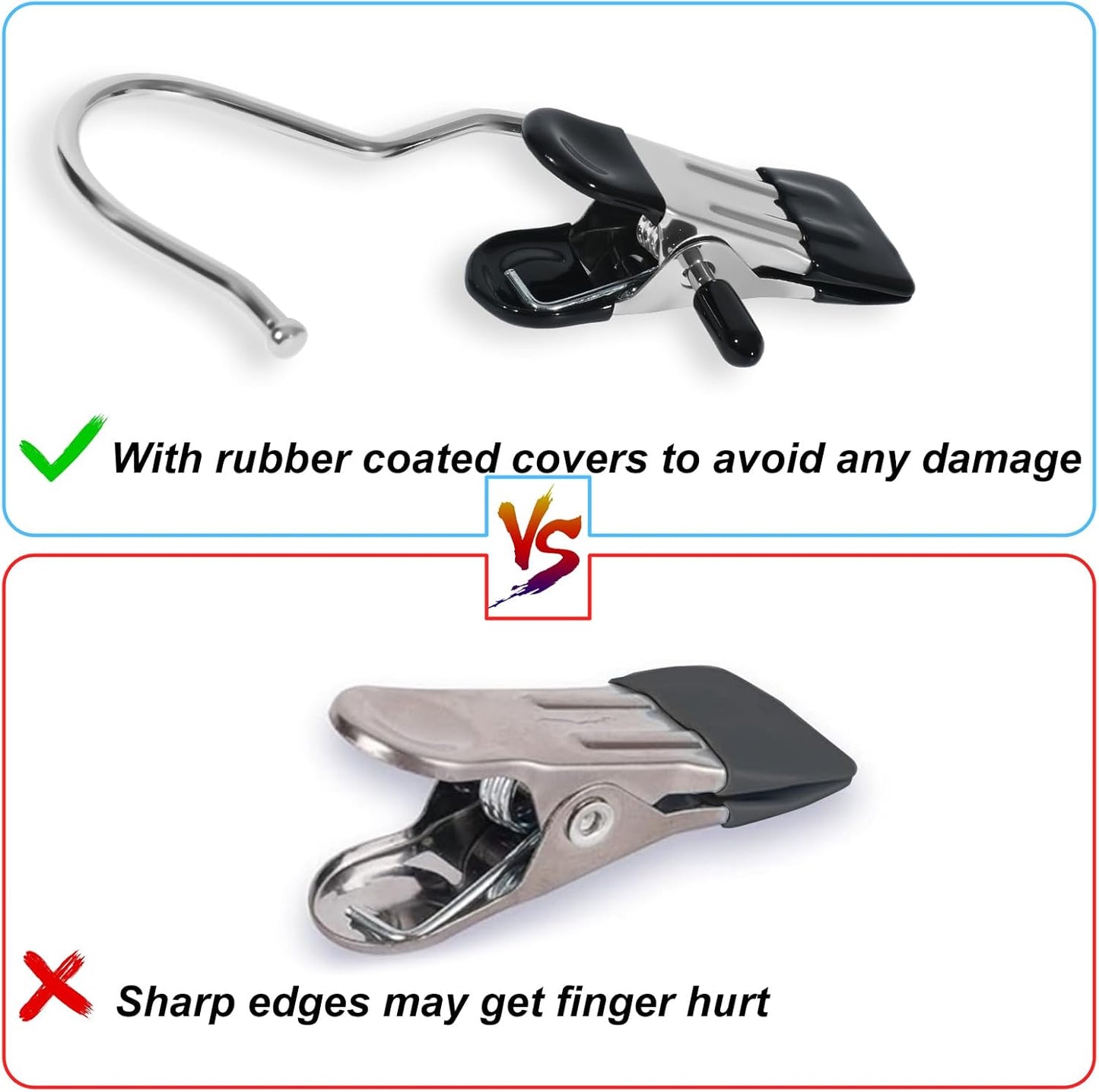 15/30Pcs Upgrade Double Head Clamp Dipped Clothespin for Laundry Hooks with Clips, Boot Holder, Hanging Clips, Portable Multifunctional Hangers Single Clip Space Saving for Jeans, Hats (30, Pink)