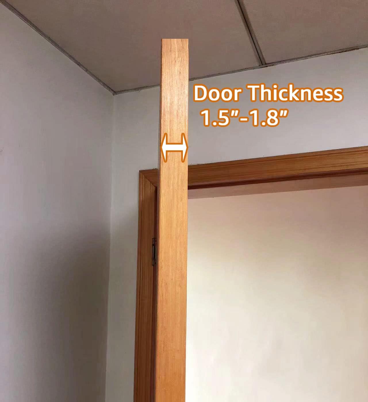 Amazon Basics 24 Medium Pocket Over-the-Door Hanging Shoe Organizer, Light Grey